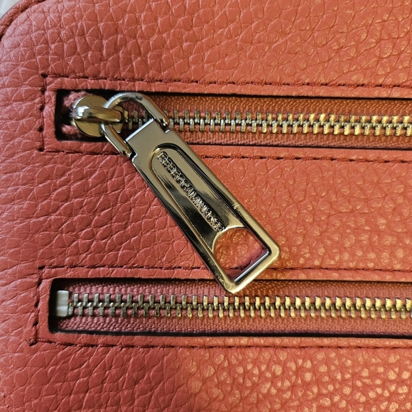 EUC Rebecca Minkoff Zip Moto Camera Bag Coral Pink - Picture 3 of 13